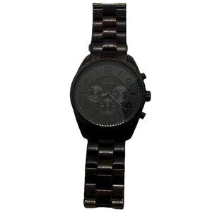 Caravelle New York by Bulova 45B122 Chronograph Quartz Men Watch Black Stainless